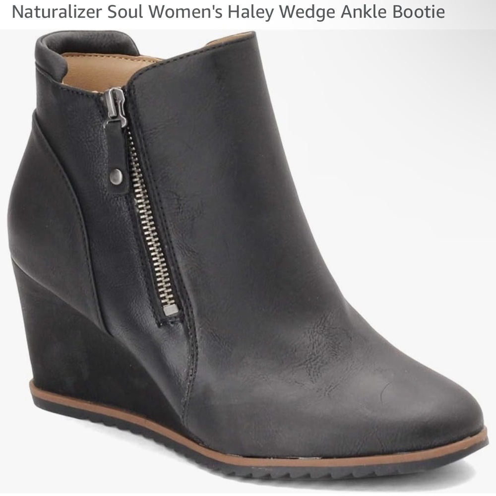 Naturalizer Soul Women's Haley Wedge Ankle Bootie